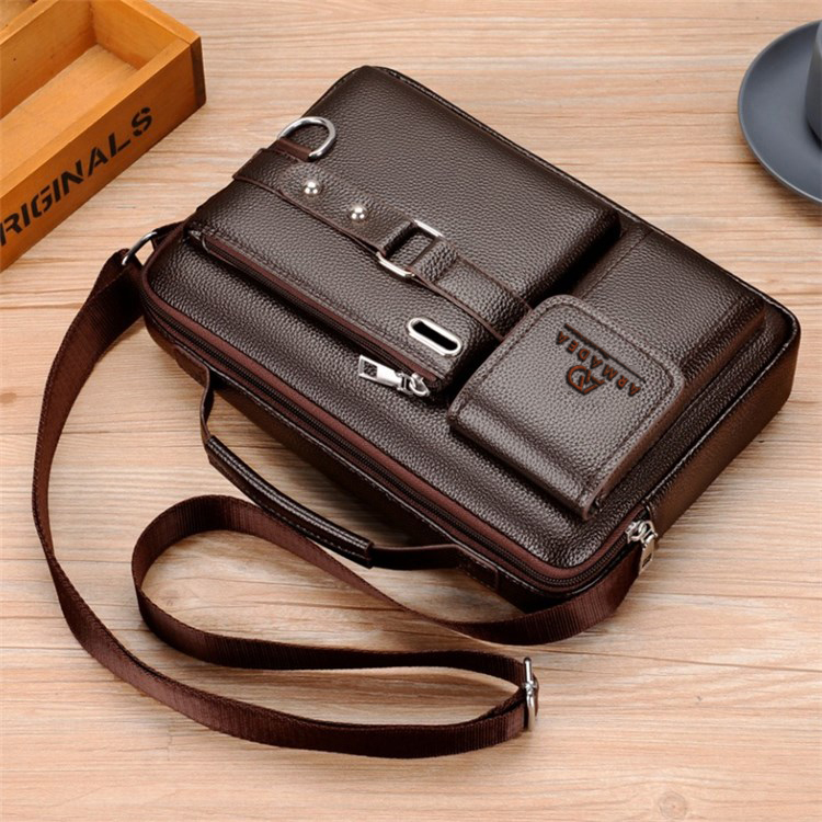 Genuine Leather Shoulder Messenger Bag