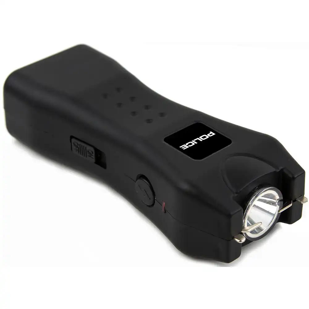 Rechargeable POLICE Stun Gun 628 - with LED Flashlight Siren Alarm