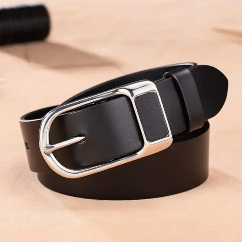 High Quality Genuine Leather Belt With Lethar Buckle